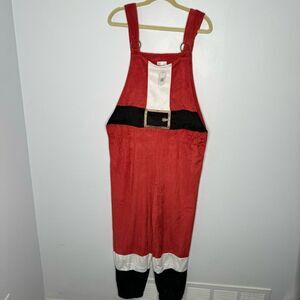 Santa Clause Christmas overall size medium